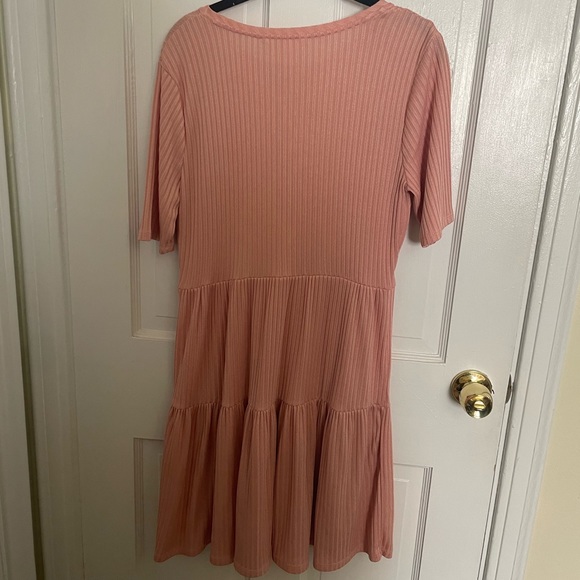 Large Pink Tiered Dress by Lauren Conrad - Picture 3 of 4